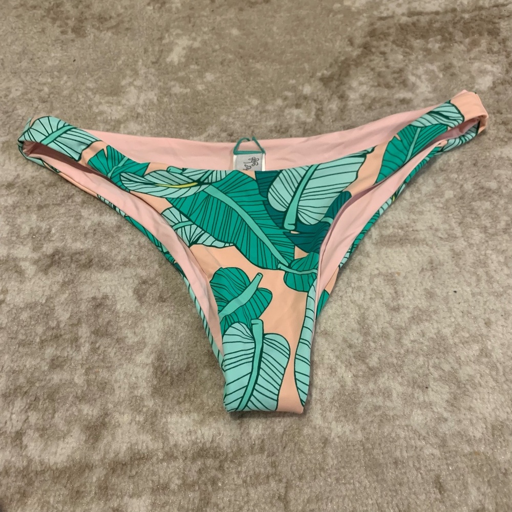 Dippin' Daisy's Cheeky Reversible Tropical Bikini Bottoms